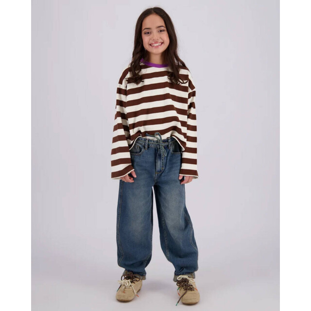 Vingino Vingino Top lange mouw AW26KG300162 Tops & T-Shirts Bruin Vingino Top lange mouw AW26KG300162 large