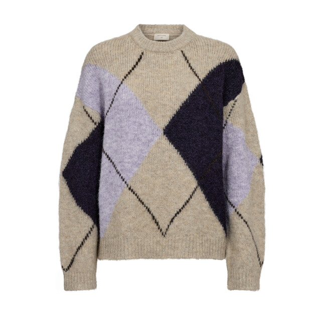 Free Quent Fqgrslulu-pullover oyster grey FQgrslulu-pullover oyster grey large