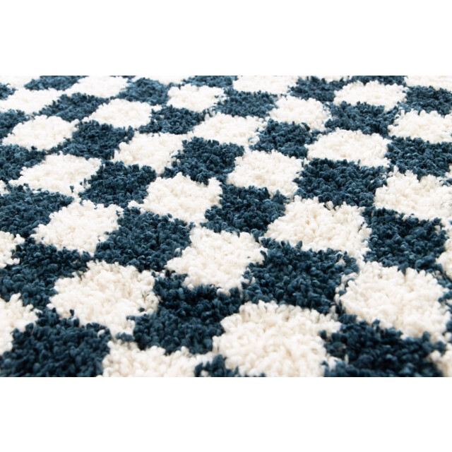 AFK Living Hoogpolig ruitmotief tapijt zacht en volumineus checkers 3695113 large