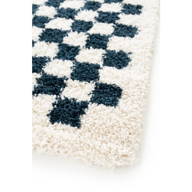 AFK Living Hoogpolig ruitmotief tapijt zacht en volumineus checkers 3695113 large