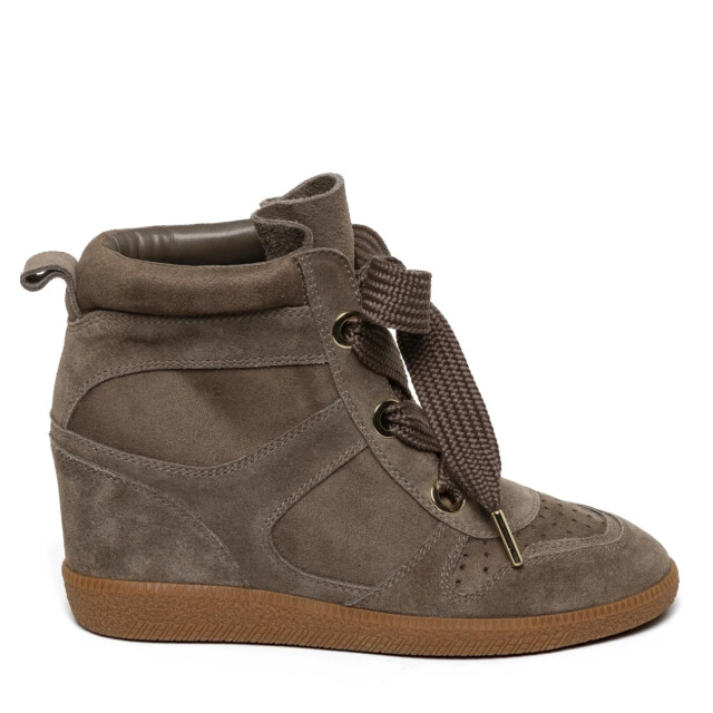 Steve Madden Mables taupe suede hoge sneakers dames 11005881 03002 275 large