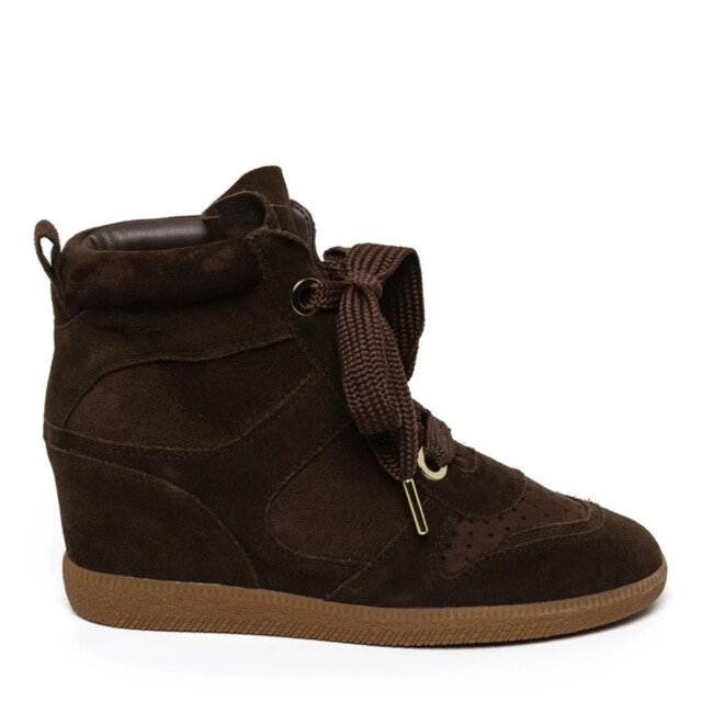 Steve Madden Mables brown suede hoge sneakers dames 11005881 03002 205 large