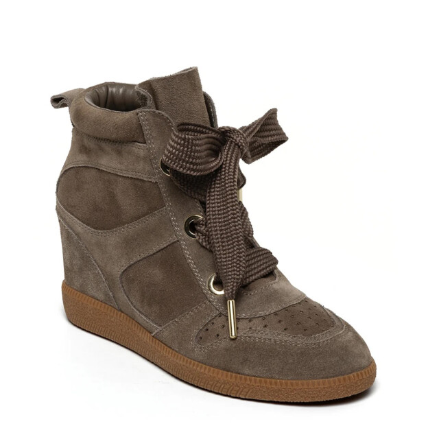 Steve Madden Mables taupe suede hoge sneakers dames 11005881 03002 275 large