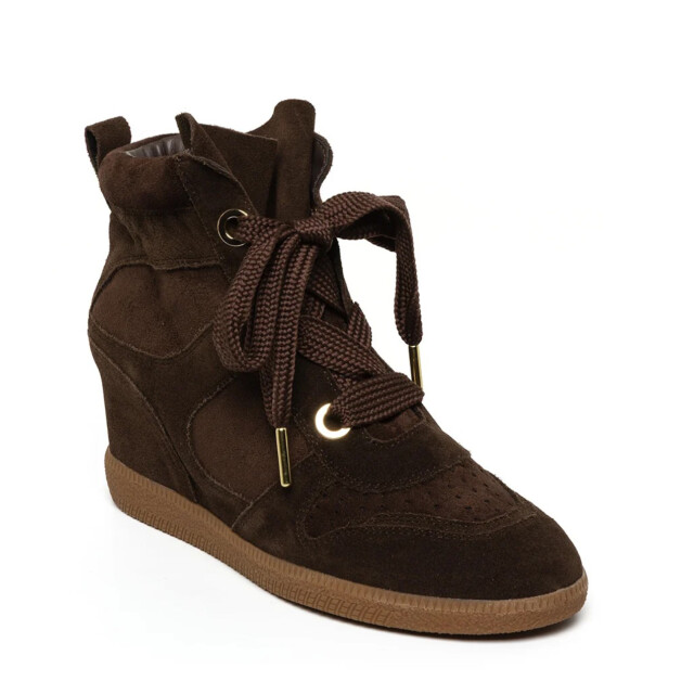 Steve Madden Mables brown suede hoge sneakers dames 11005881 03002 205 large