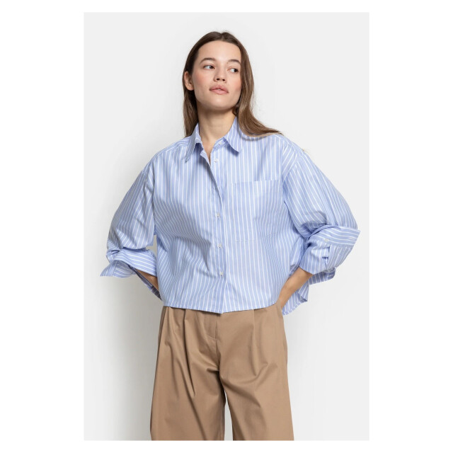 Âme Antwerp Striped shirt blouses ocean Ocean large