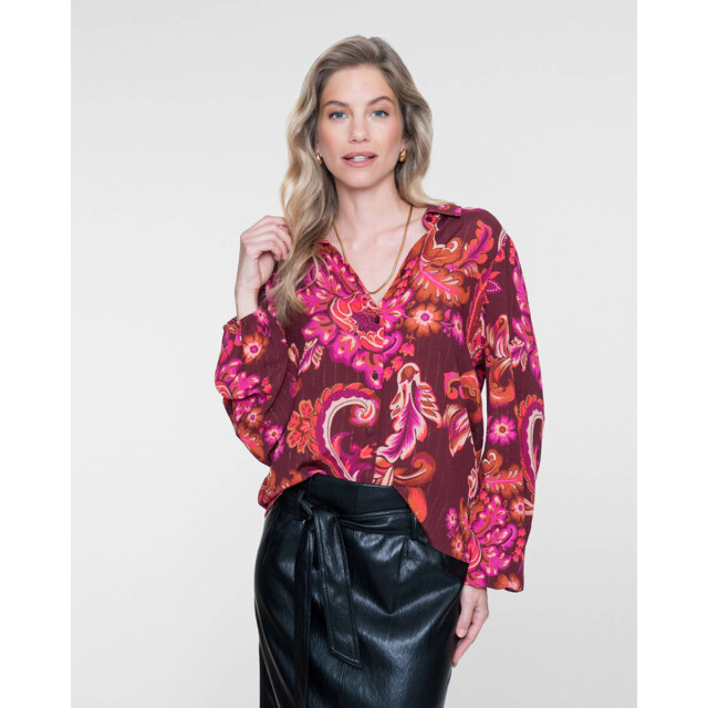 Geisha Blouse lange mouw 63674-20 Geisha Blouse lange mouw 63674-20 large