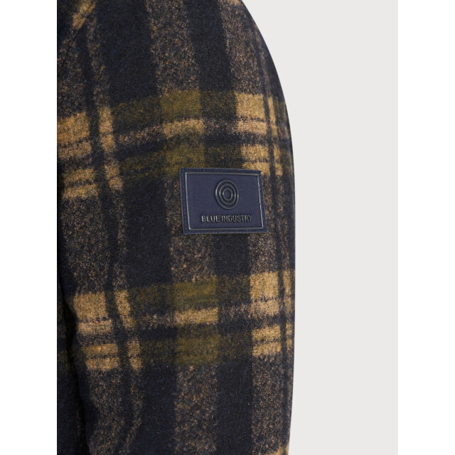 Blue Industry Ruitpatroon overshirt | MILANO-W26 large