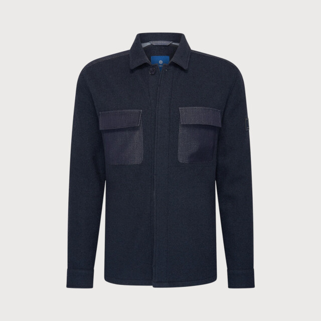 Blue Industry Wolmix overshirt | STEFANO-W26 large