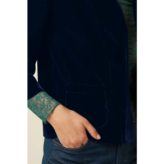 King Louie Noor jacket gamine 10701 evening blue 10701 large