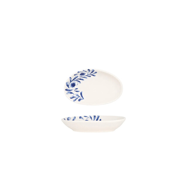 Bonna Serveerschaal lavis blue porselein 12x8 cm (80cc) set van 4 3696122 large