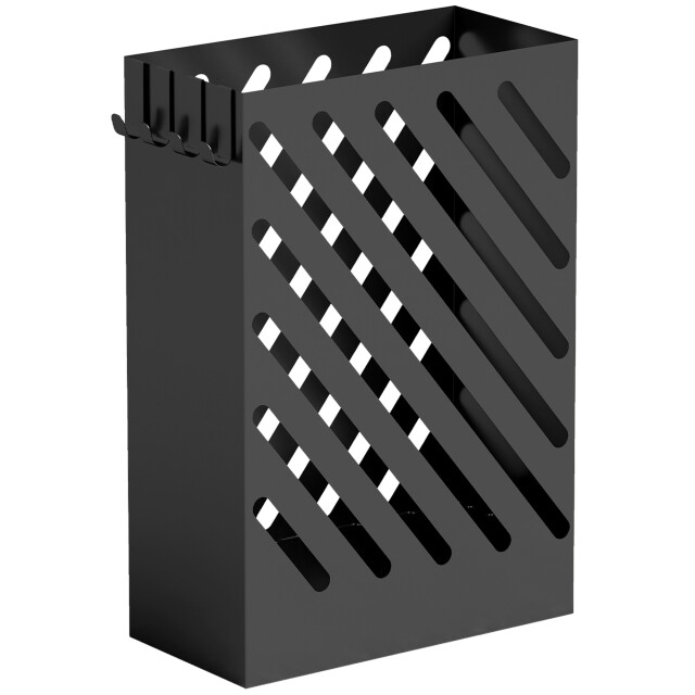 4goodz Paraplubak metaal parapluhouder met 4 haken 14x28x41 cm - 3696094 large