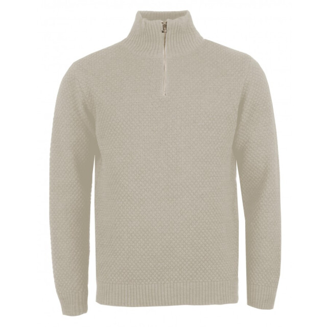 Kronstadt Ks3000015 ksdev half zip 024 beige mix heren trui 024 Beige Mix/KS3000015 KSDEV Half Zip large