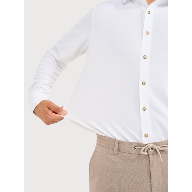 Blue Industry Oxford lounge jersey overhemd | 6200.62-WHITE large