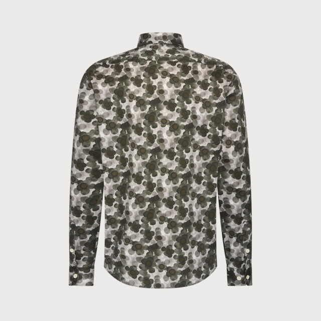 Blue Industry All-over bloemenprint overhemd | 6204.62-ARMY large