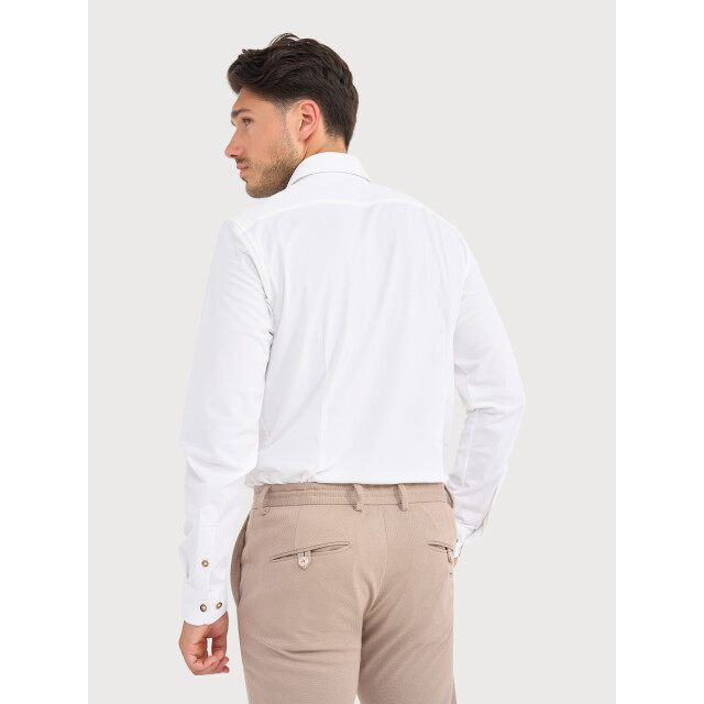 Blue Industry Oxford lounge jersey overhemd | 6200.62-WHITE large