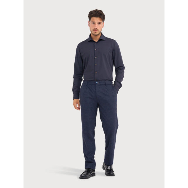 Blue Industry Oxford lounge jersey overhemd | 6200.62-NAVY large