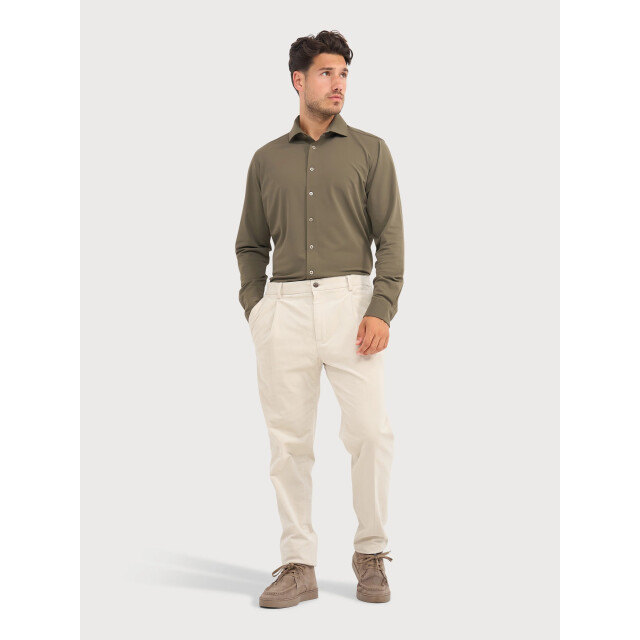 Blue Industry Oxford lounge jersey overhemd | 6200.62-ARMY large
