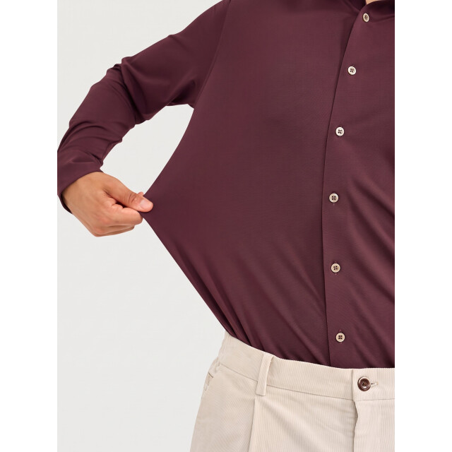 Blue Industry Oxford lounge jersey overhemd | 6200.62-WINE large