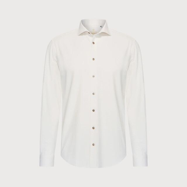 Blue Industry Oxford lounge jersey overhemd | 6200.62-OFF WHITE large