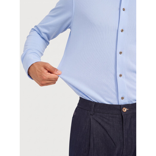 Blue Industry Oxford lounge jersey overhemd | 6200.62-SKY large