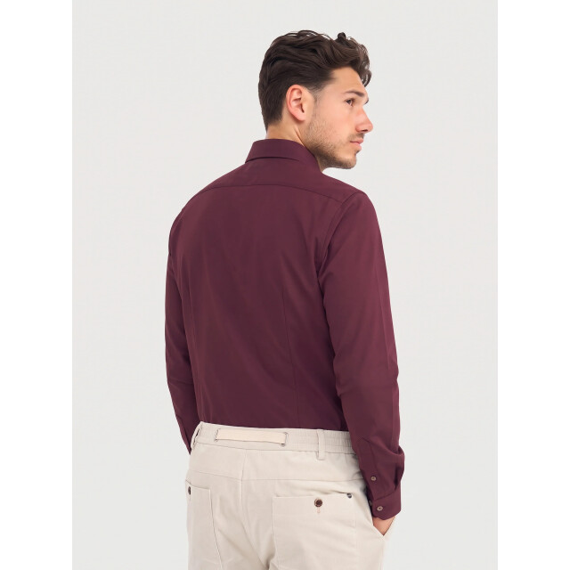 Blue Industry Oxford lounge jersey overhemd | 6200.62-WINE large