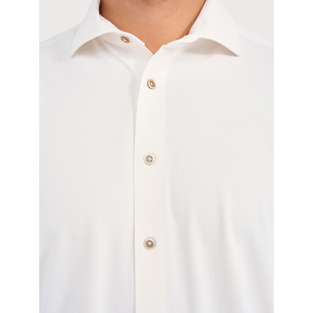Blue Industry Oxford lounge jersey overhemd | 6200.62-OFF WHITE large