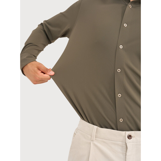 Blue Industry Oxford lounge jersey overhemd | 6200.62-ARMY large
