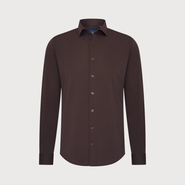 Blue Industry Oxford lounge jersey overhemd | 6200.62-BROWN large