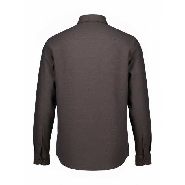 Eton Solid flannel lange mouw overhemden 100015434 100015434 large