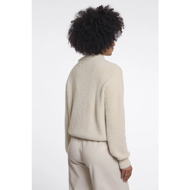 Rino & Pelle Griselda.5002612 rino en pelle pullover with bowtie neckline birch Griselda.5002612 Birch large