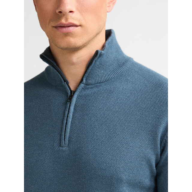 Petrol Industries Heren trui m-3060-kwc214 5202 storm blue Petrol Polo M 3060 KWC214 5202StormBlue large