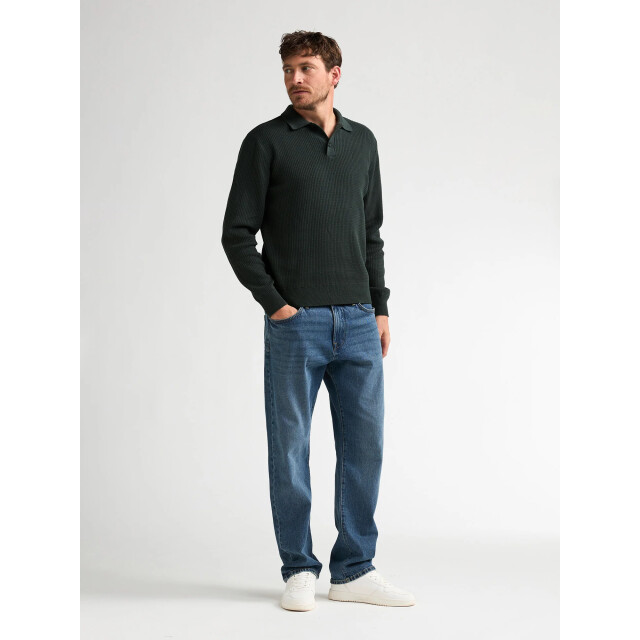 Petrol Industries Heren polo m-3060-kwc212 6184 deep green Petrol Polo M 3060 KWC212 6184DeepGreen large