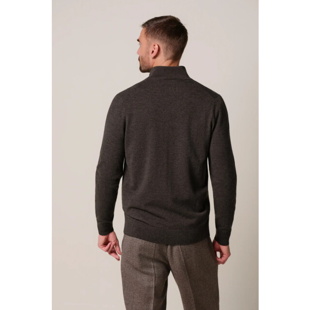 Profuomo Ppxj30013e cardigan full zip brown PPXJ30013E large