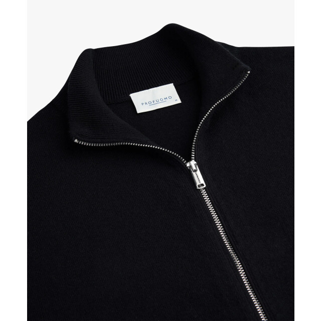 Profuomo Ppxj30013a cardigan full zip navy PPXJ30013A large