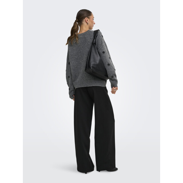 Jacqueline de Yong Jdy melea pompom pullover donker melange 15382894 large