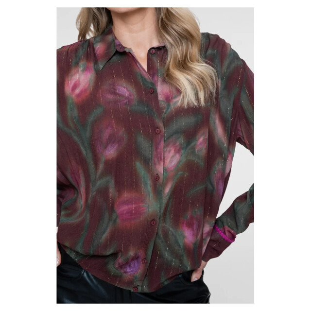 Geisha Blouse burgundy 63638-20-000480 large