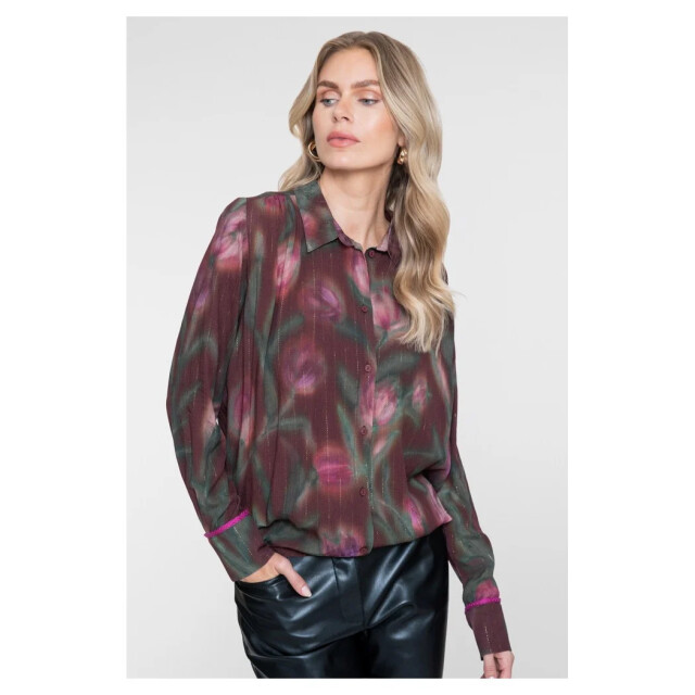 Geisha Blouse burgundy 63638-20-000480 large