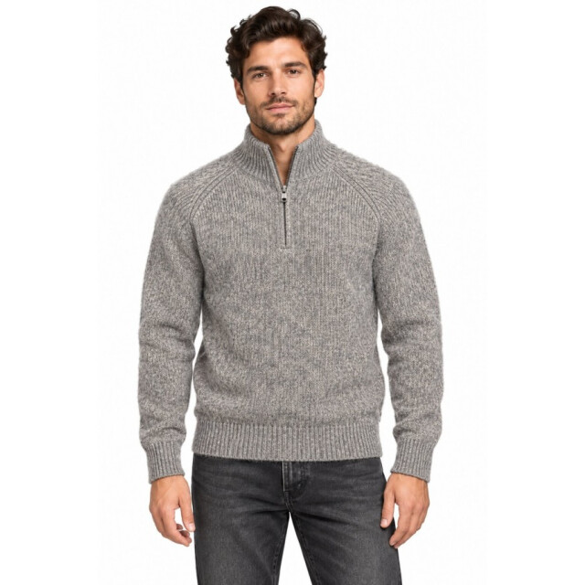 Kronstadt Ks35005 ksdorsey half zip 913 grey mix -trui 913 Lt. Grey Mix/KS35005 KSDORSEY Half Zip large