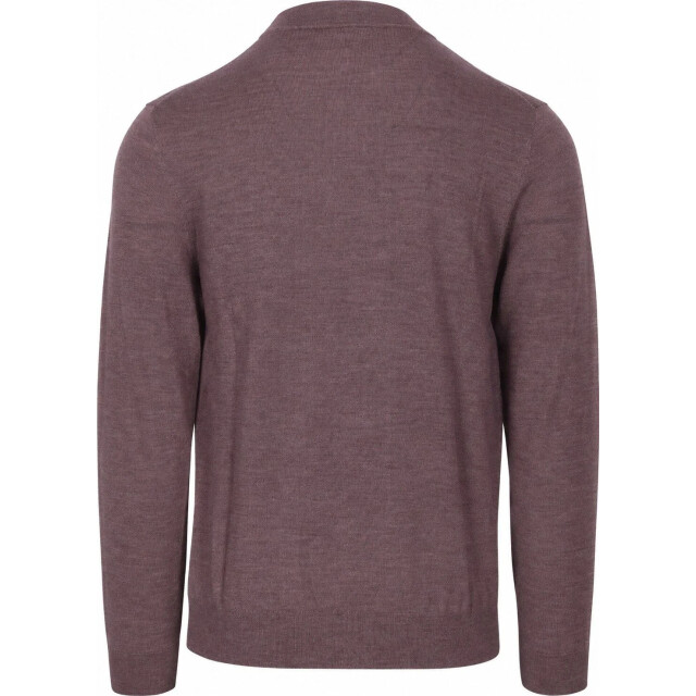 Profuomo Ppxj30028j merino mockneck aubergine PPXJ30028J large