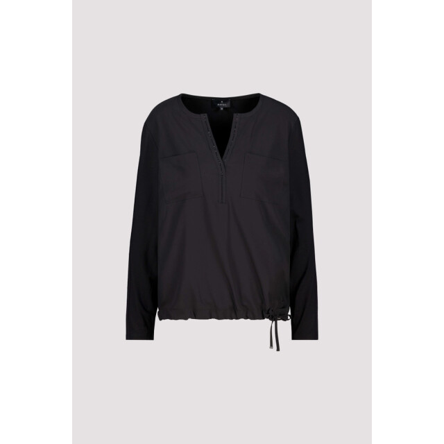 Monari  blouse with jewelry 810104 999 black 06615.990.0078 large