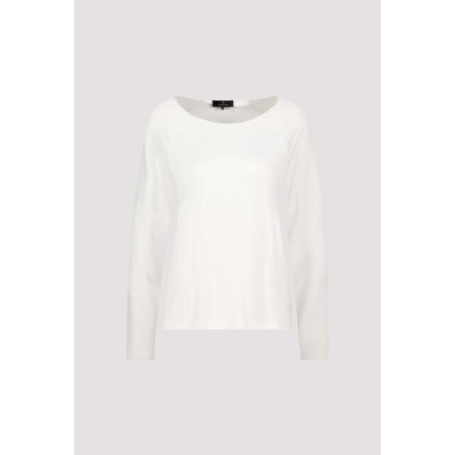 Monari  basic long-sleeve shirt 810029 102 off-white 06012.112.0027 large
