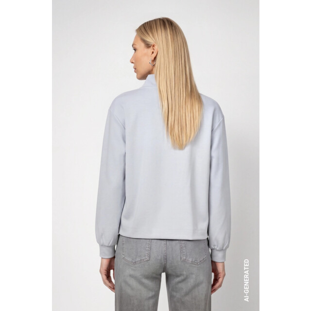Monari  sweatshirt with emblem 809860 319 red dahlia 06721.640.0014 large