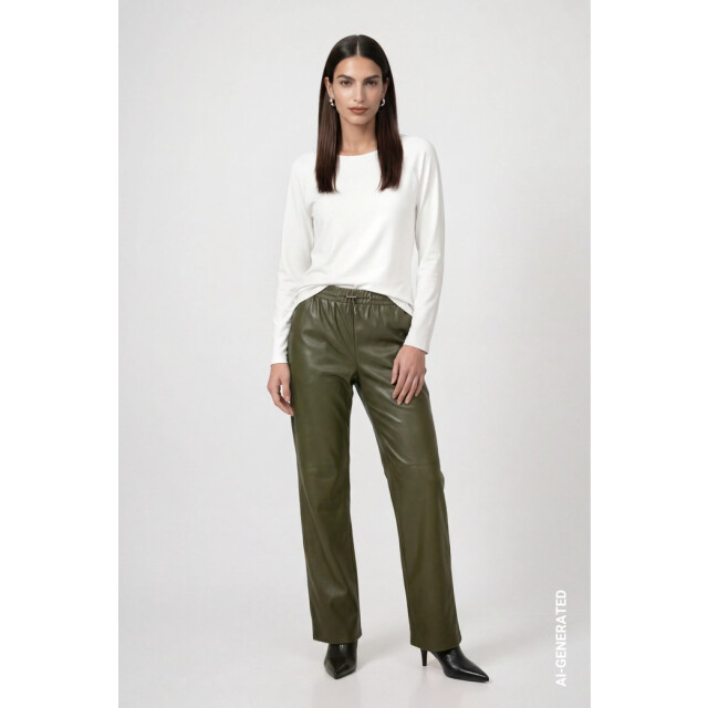 Monari  basic long-sleeve shirt 810029 102 off-white 06012.112.0027 large