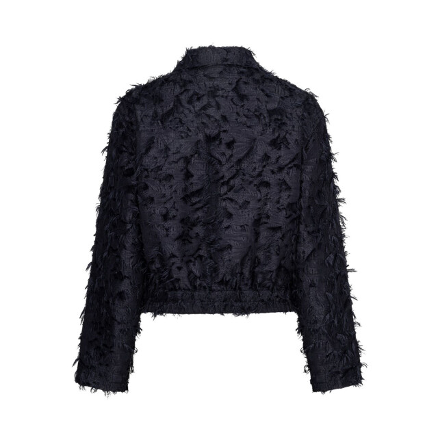 Red Button Rb bomber fringes navy RB Bomber fringes navy large
