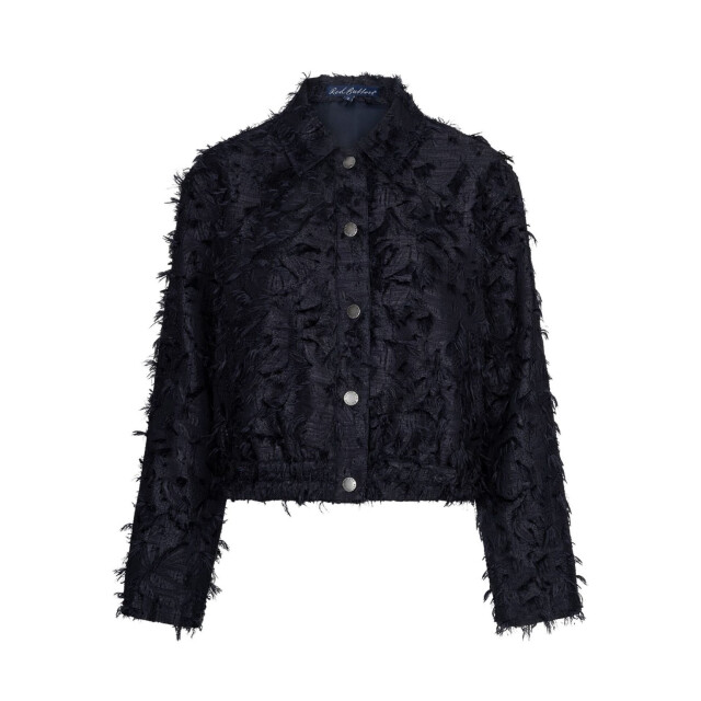 Red Button Rb bomber fringes navy RB Bomber fringes navy large