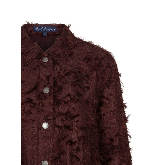 Red Button Rb bomber fringes burgundy RB Bomber fringes burgundy large