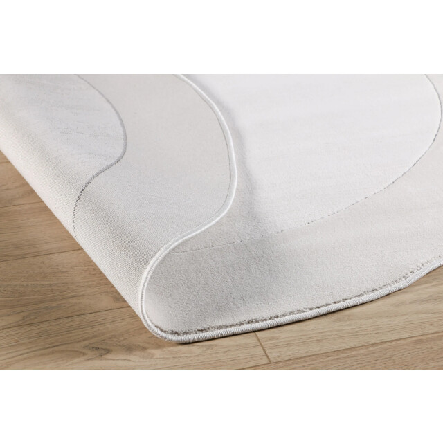 Muratap Jarden home rond uni vloerkleed beige 160 cm rond 3704523 large