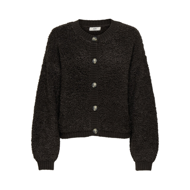 Jacqueline de Yong eira life l/s oneck cardigan knt 15337012 chocolate torte 06741.880.0008 large