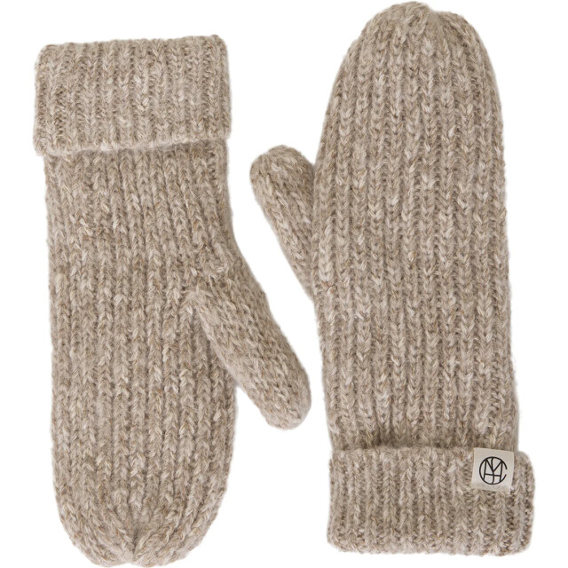 Moss Copenhagen Mschshelby icon mittens 20063-oatmeal melange large