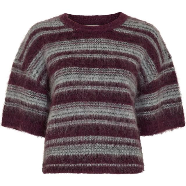 Moss Copenhagen Mschlycie 2 4 pullover stp 19860-p purple h gray large